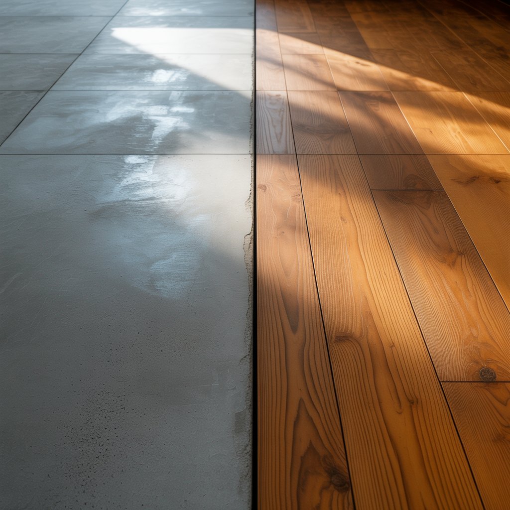 dalle béton vs plancher bois